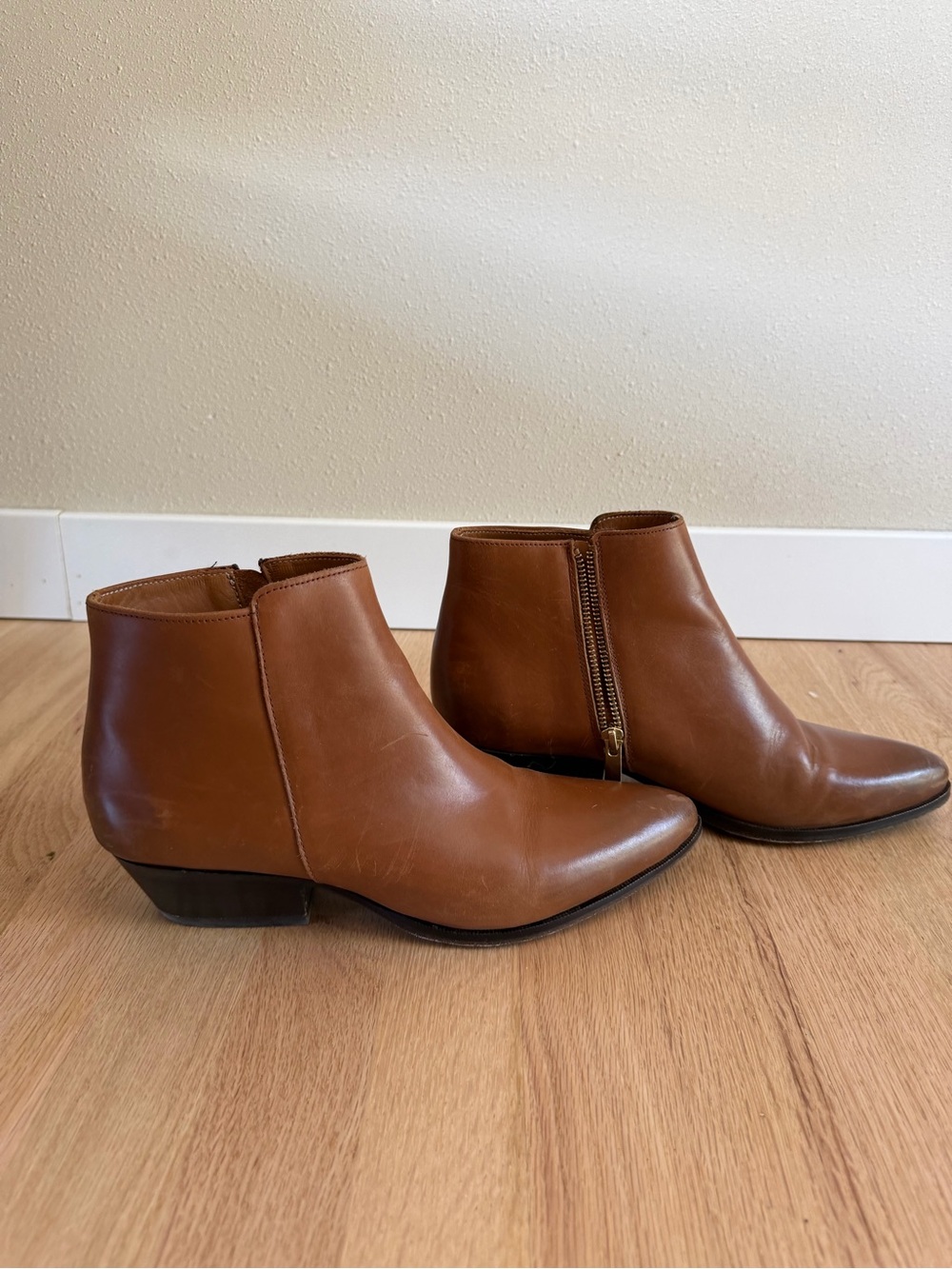Thursday Boot Company Brown Leather Ankle Booties